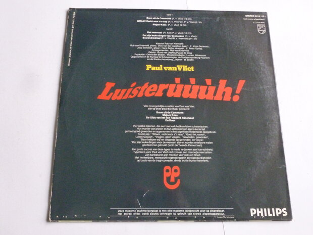 Paul van Vliet - Luisteruuuh! (LP)