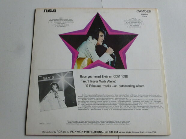 Elvis Presley - Elvis sings hits from his movies (LP)