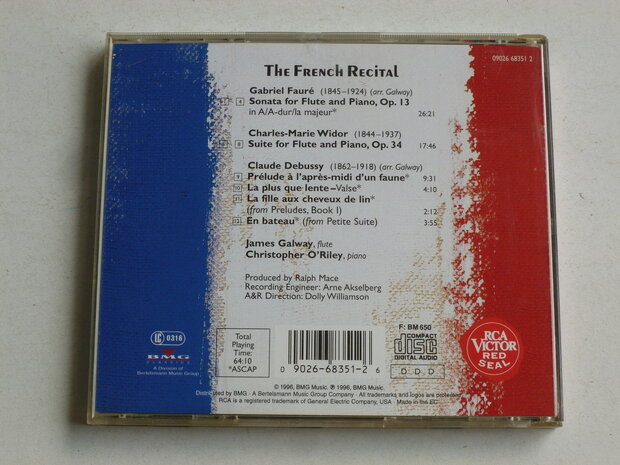 James Galway - The French Recital / Faure, Widor, Debussy