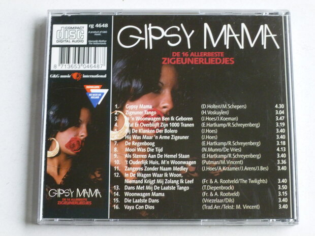 Gipsy Mama - De 16 Allerbeste Zigeunerliedjes volume 1