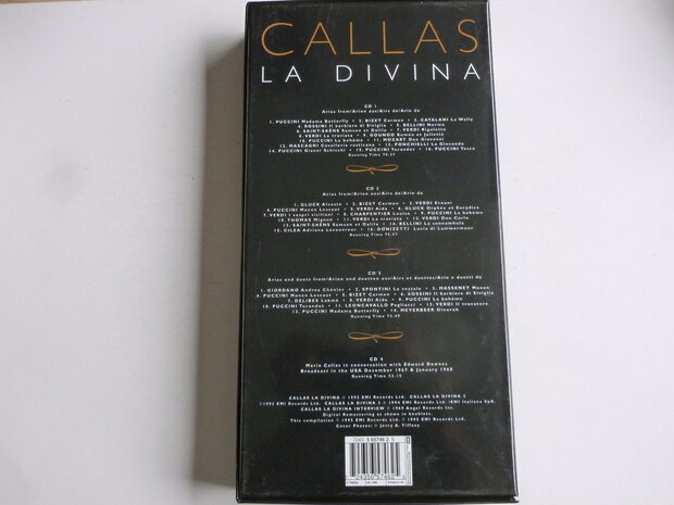 Maria Callas - La Divina (4 CD) Limited Edition Box