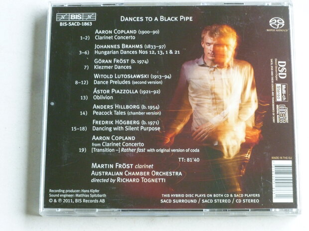 Dances to a Black Pipe - Martin Fröst / Tognetti (SACD)