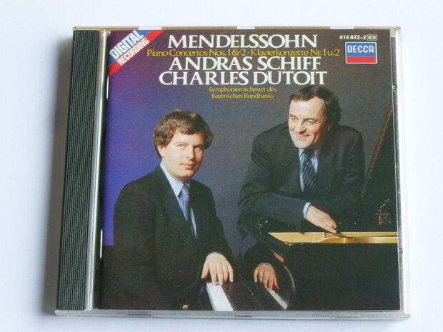 Mendelssohn - Piano Concertos 1 & 2 / Andras Schiff, Charles Dutoit