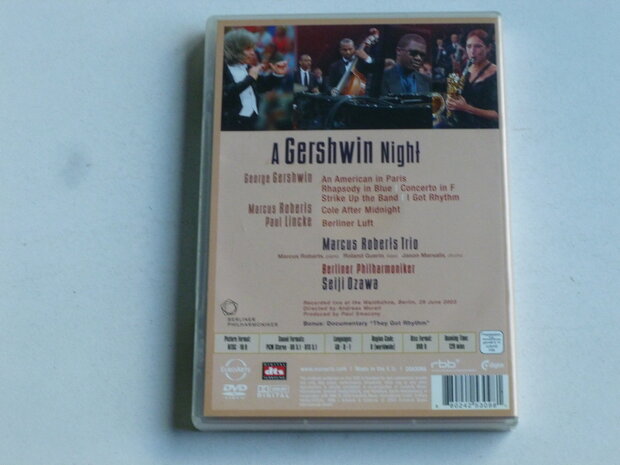 Seiji Ozawa conducts a Gershwin Night / Marcus Roberts Trio (DVD)