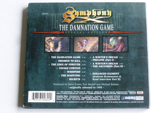 Symphony x - The Damnation Game (special Edition)