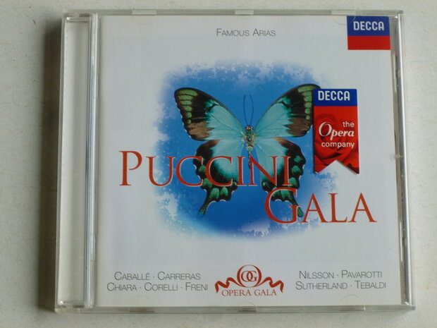 Puccini Gala - Famous Arias / Caballe, Freni, Pavarotti, Tebaldi, Sutherland