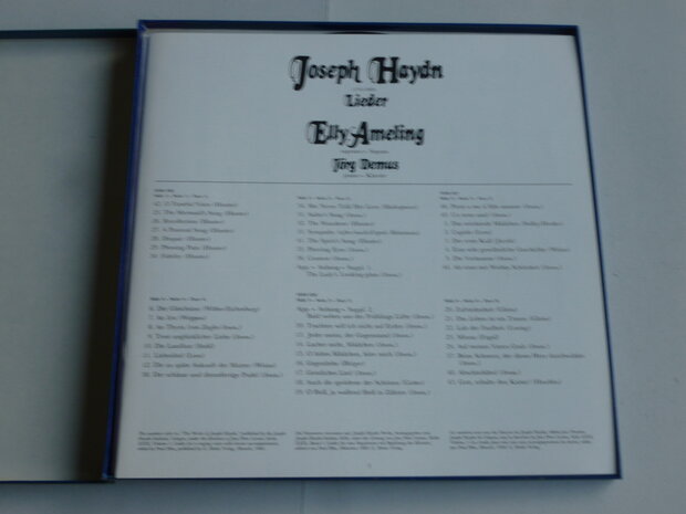 Haydn - Complete Songs / Elly Ameling, Jorg Demus (3 LP)