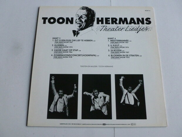 Toon Hermans - Theaterliedjes (LP)