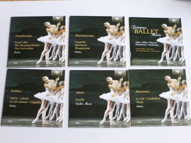 Famous Ballet Music - Adam, Delibes, Massenet, Khachaturian, Tchaikovsky (5 CD)