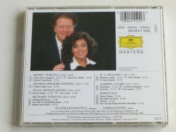 Kathleen Battle in Concert / James Levine