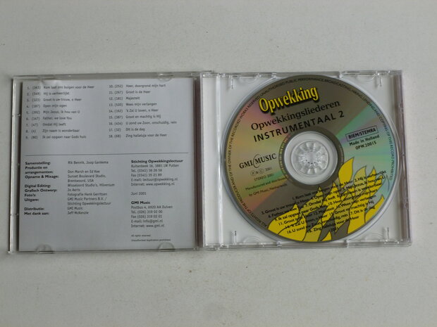 Opwekkingsliederen 1,2 & 3 - Instrumentaal (3 CD)