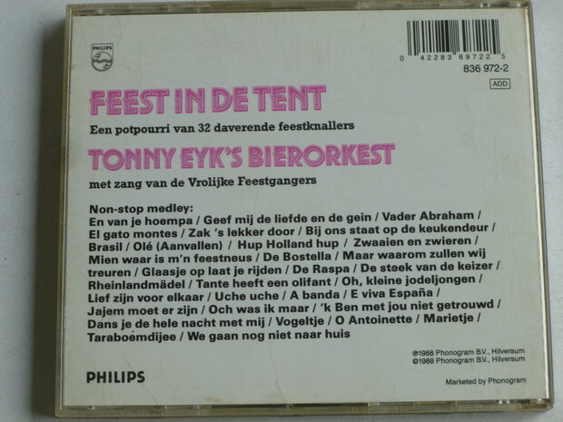 Tonny Eyk's  Bierorkest - Feest in de Tent