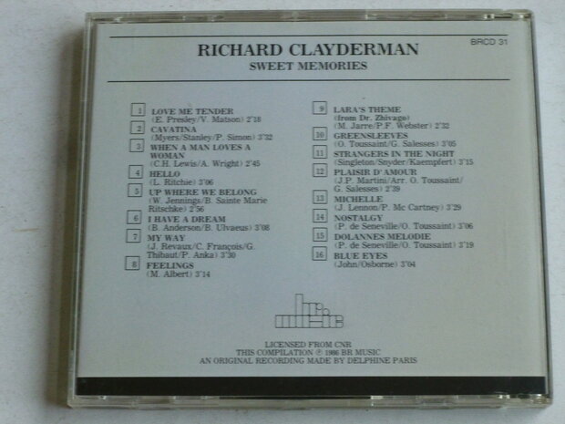 Richard Clayderman - Sweet Memories