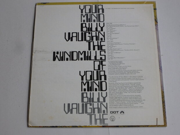 Billy Vaughn - The Windmills of your mind (LP)