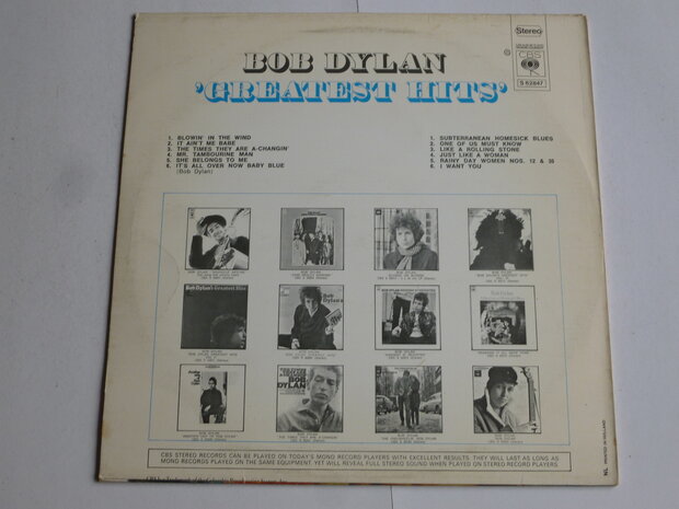 Bob Dylan - Greatest Hits (LP) cbs S62847