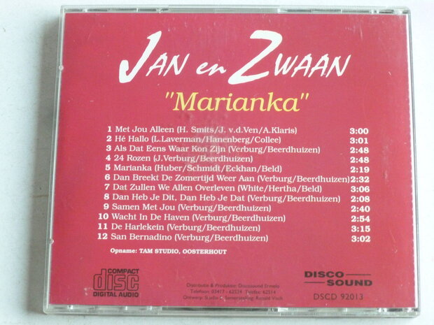 Jan en Zwaan - Marianka (disco