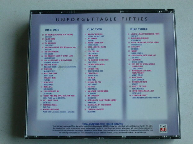 The Fabulous Fifties - Unforgettable Fifties (3 CD) Time Life