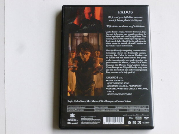 Fados - Carlos Saura (DVD) Award Winning