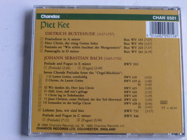 Piet Kee plays Bach & Buxtehude / Organ Works