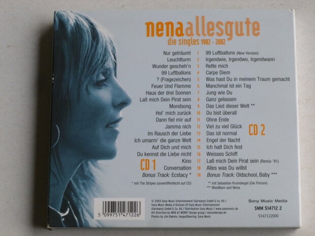 Nena - Alles Gute / Die Singles 1982-2002 (2 CD)