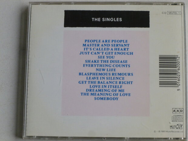 Depeche Mode - The Singles 81 - 85