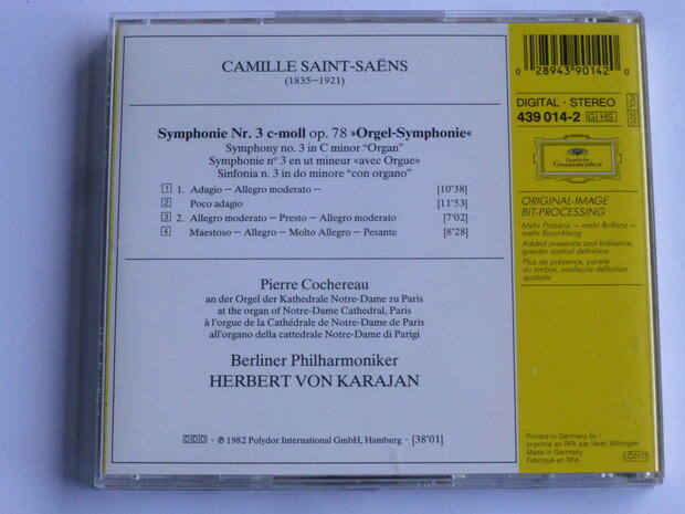 Saint-Saens  - Symphonie 3 / Herbert von Karajan, Cochereau