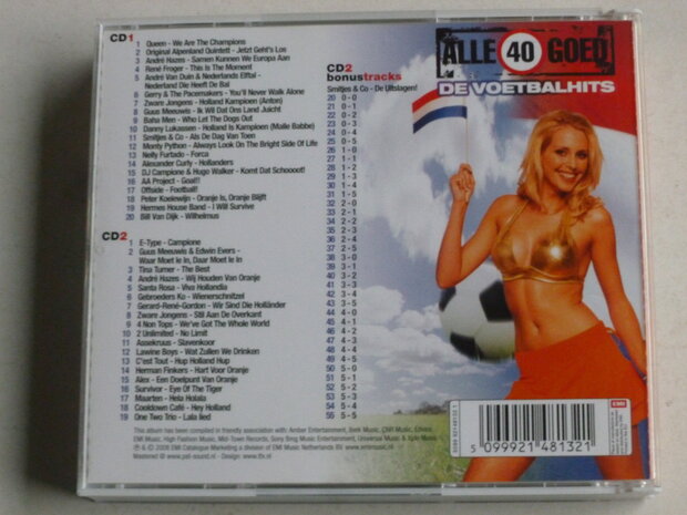 Alle 40 Goed - De Voetbalhits (2 CD) emi