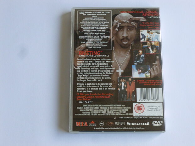 Tupac Shakur, Snoop Dogg - Welcome to Death Row (DVD)