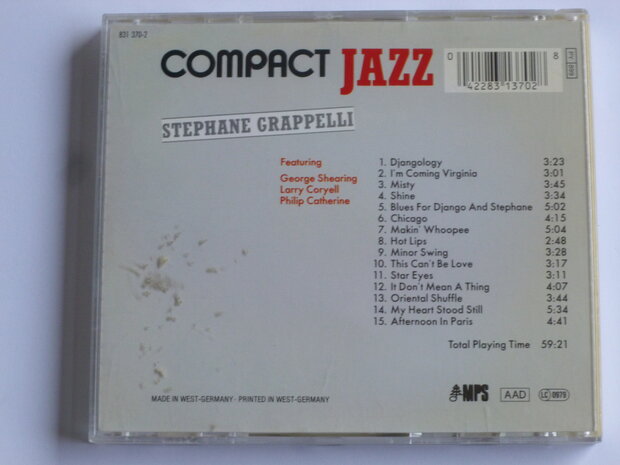 Stephane Grappelli - Compact Jazz