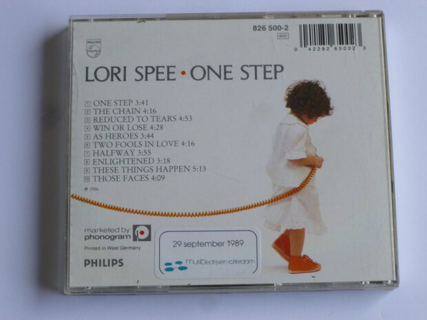 Lori Spee - One Step (gesigneerd 2)