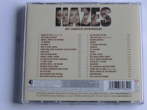 Andre Hazes - Het Complete Hitoverzicht (2 CD)