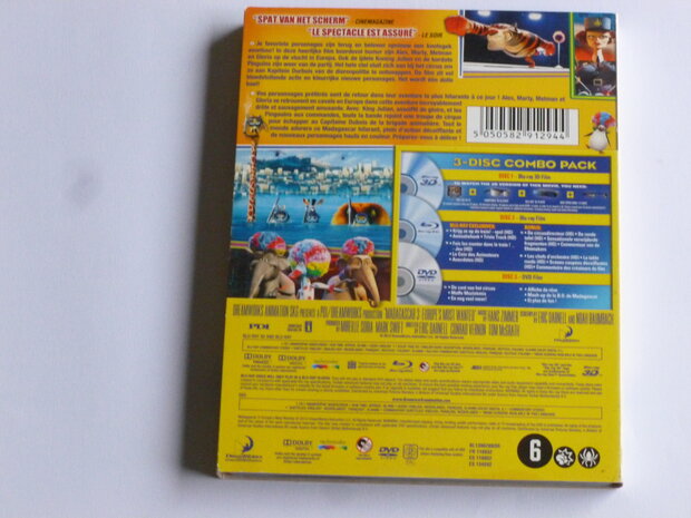 Madagascar 3 (Blu-ray 3d + Blu-ray + DVD)