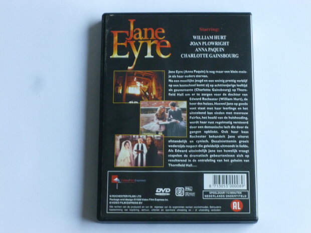 Jane Eyre - William Hurt, Gainsbourg (DVD)