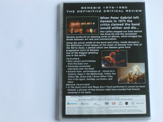 Genesis - Inside Genesis 1975 - 1980 (DVD)