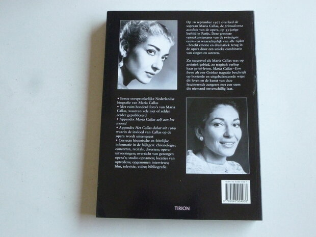 Maria Callas - Een leven als een Griekse tragedie / Karl H. van Zoggel (boek)