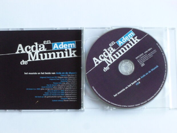 Acda en de Munnik - Adem / Het mooiste en het beste van (2 CD met boekje)