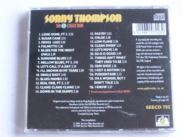 Sonny Thompson - The EP Collection