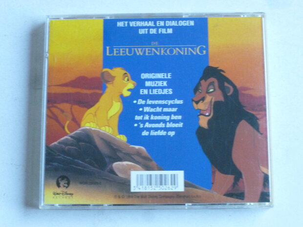 Disney's De Leeuwenkoning - Het Verhaal en 3 Originele Nederlandstalige Liedjes 