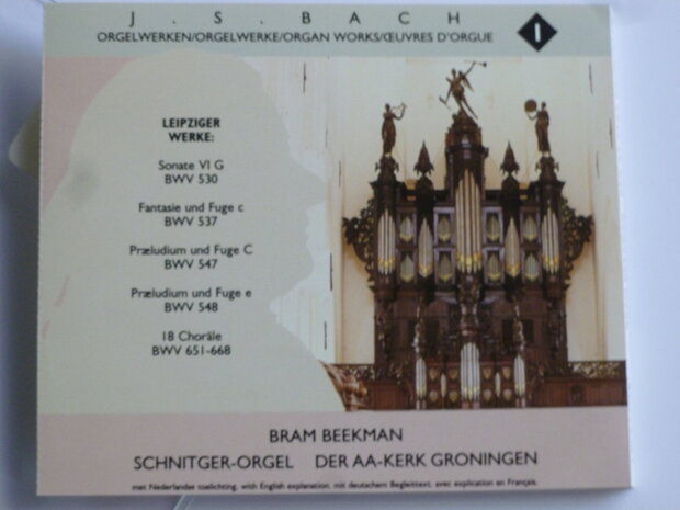 Bach -Orgelwerken 1 / Der AA Kerk , Bram Beekman (2 CD)