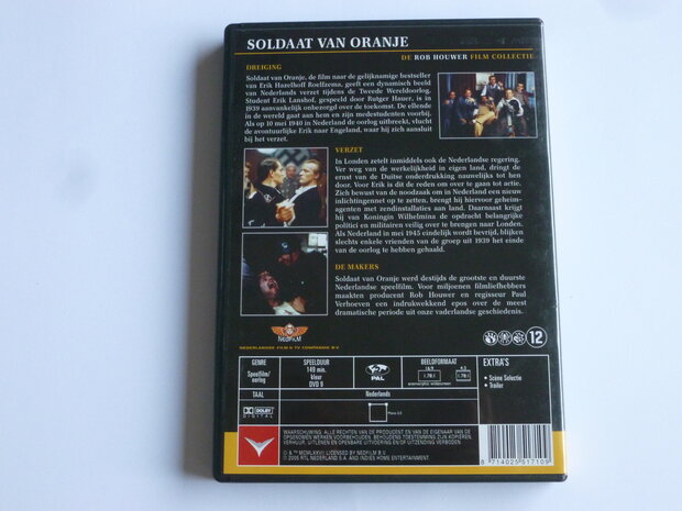 Soldaat van Oranje - Paul Verhoeven, Hauer, Krabbe (DVD)