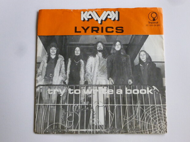 Kayak - Lyrics (vinyl single)