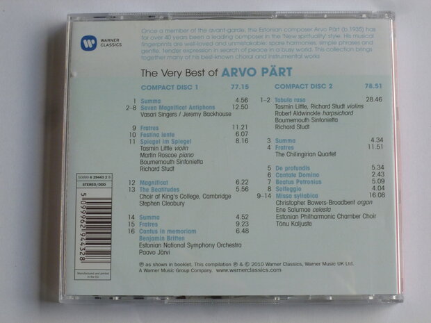 Arvo Pärt - The very best of (2 CD)