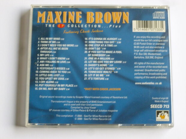 Maxime Brown - The EP Collection...plus