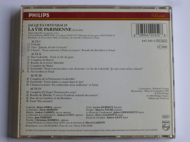 Offenbach - La Vie Parissienne / Marcel Cariven, Dario Moreno