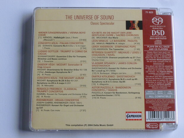 The Universe of Sound - Classic Spectacular (SACD)