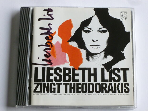 Liesbeth List zingt Theodorakis (gesigneerd)