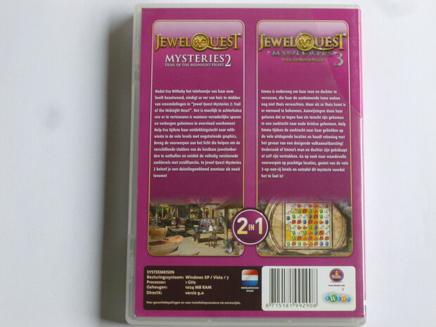 Jewel Quest Mysteries (2 in 1) PC CD Rom