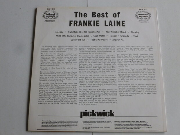 Frankie Laine - The Best of (LP) shm515