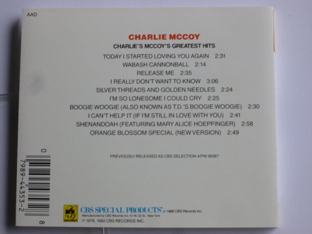 The Greatest Hits of Charlie McCoy