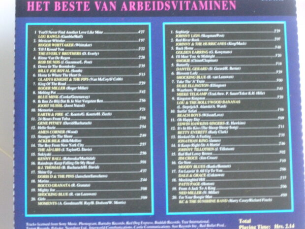 Arbeidsvitaminen - Het Beste van Arbeidsvitaminen (2 CD)